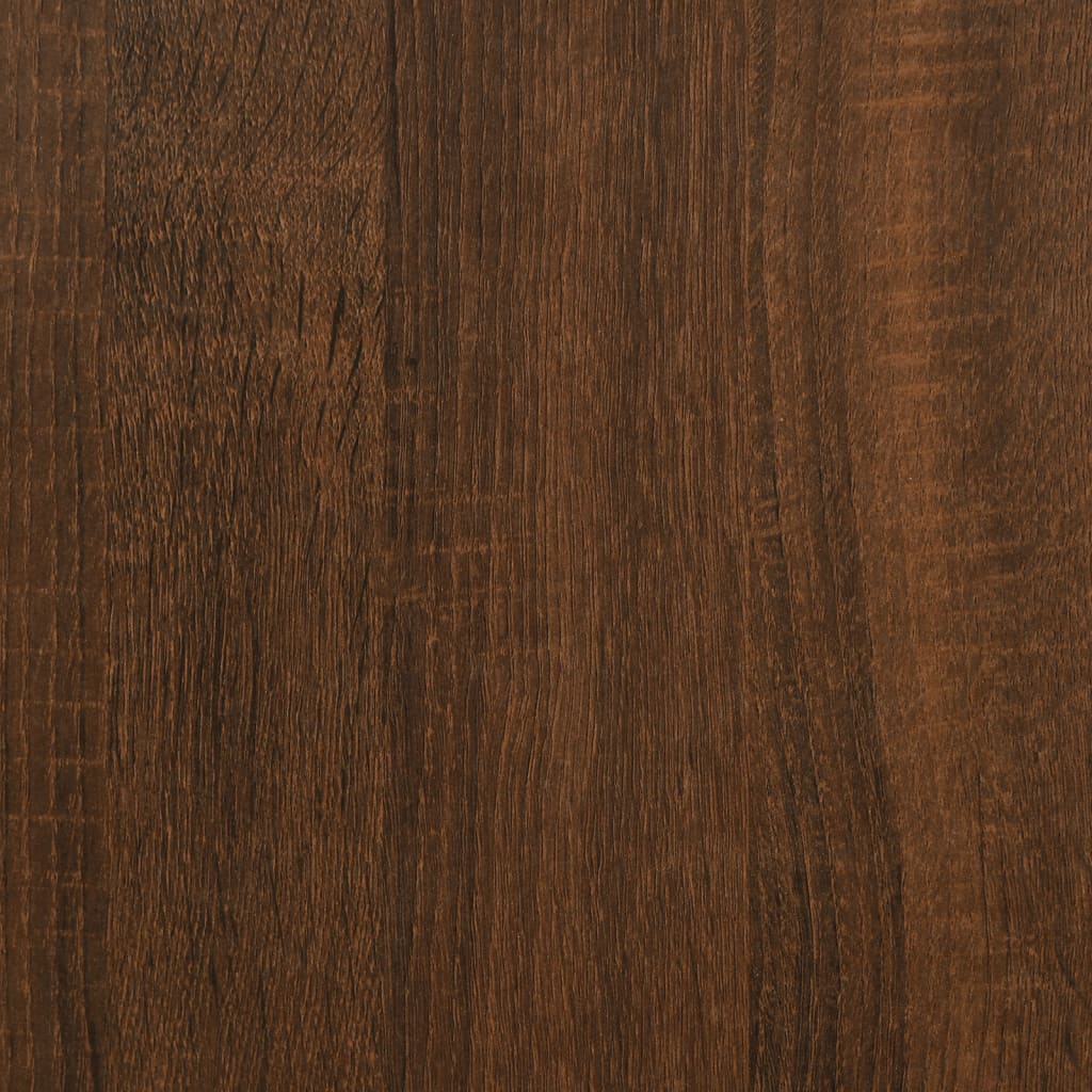 vidaXL Libreria 4 Ripiani Rovere Marrone 40x30x120cm Legno Multistrato VIDAXL