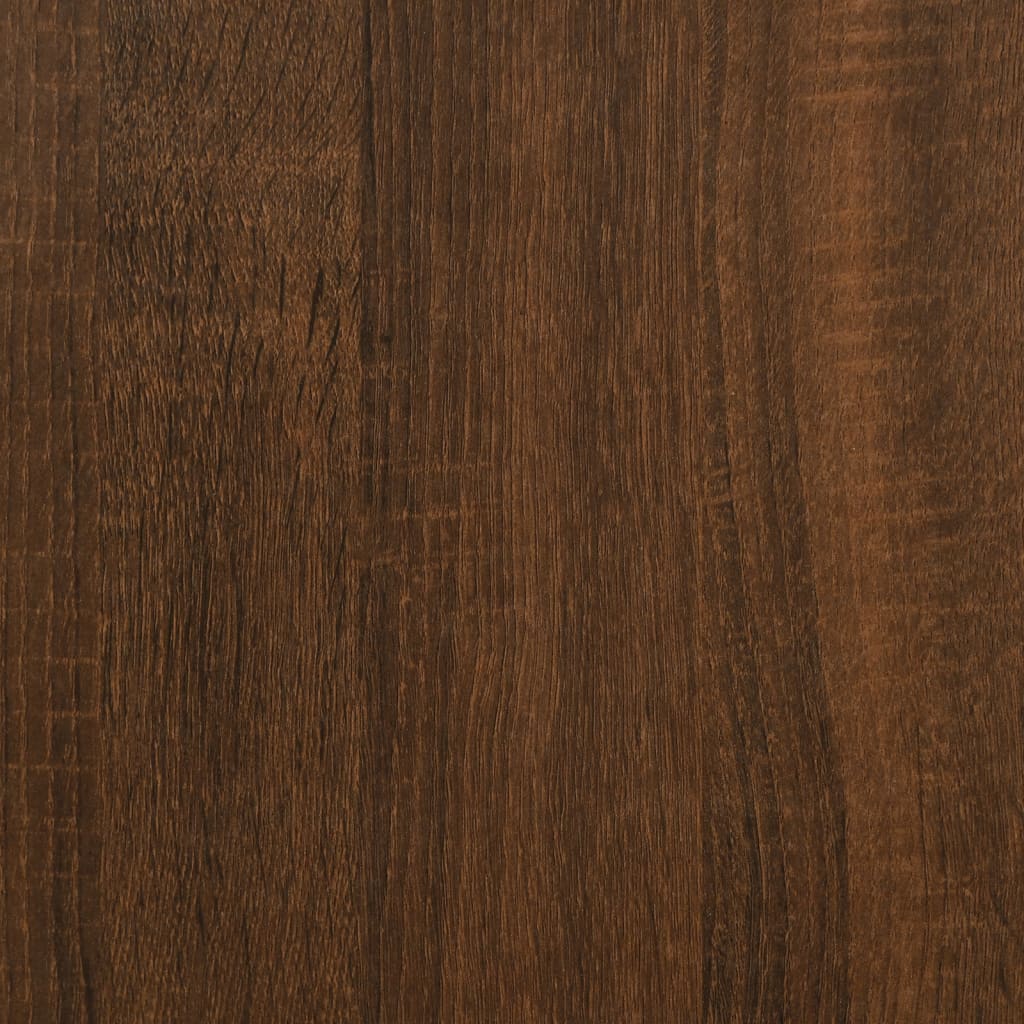 vidaXL Libreria 5 Ripiani Rovere Marrone 40x30x154cm Legno Multistrato VIDAXL
