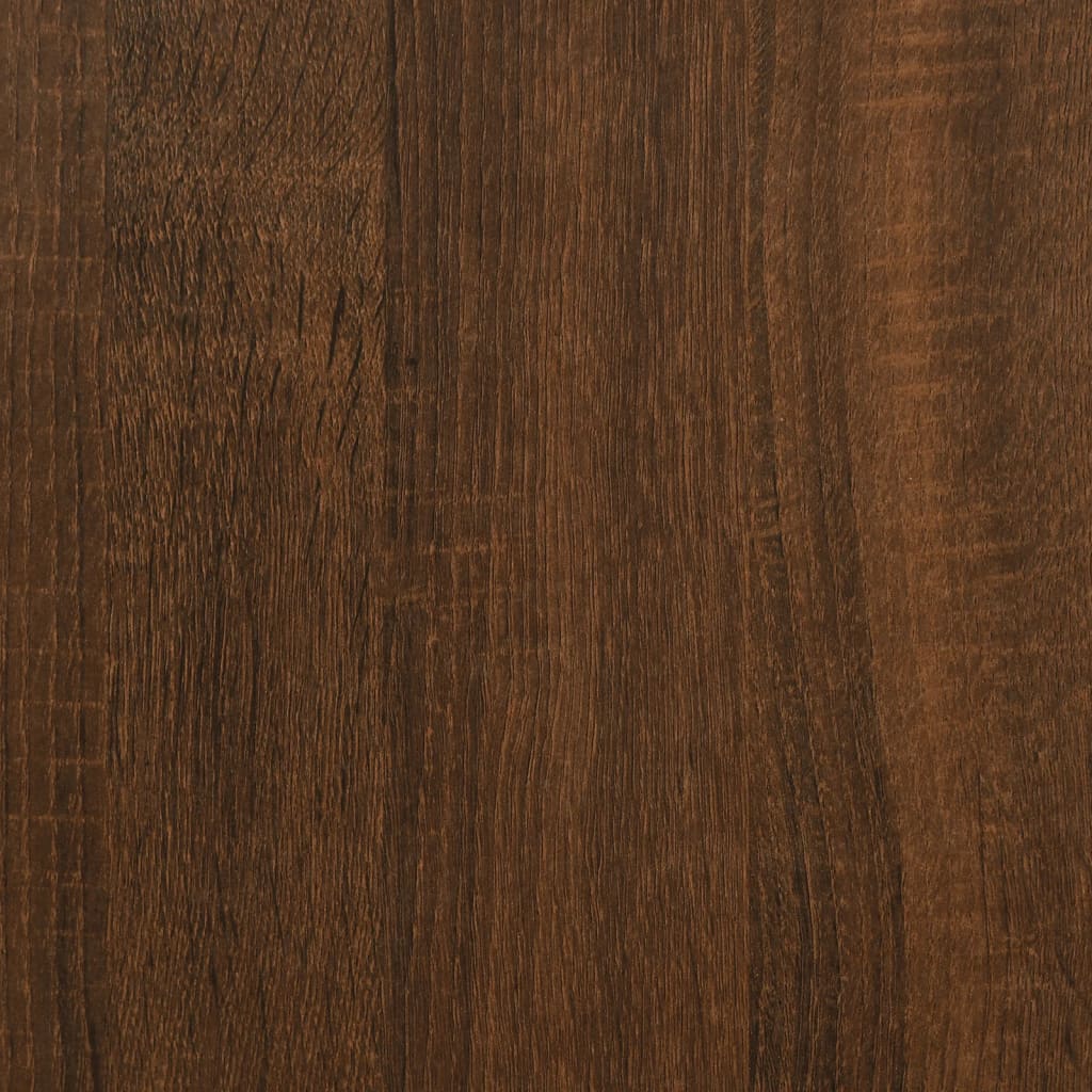 vidaXL Libreria 3 Ripiani Rovere Marrone 60x30x86 cm Legno Multistrato