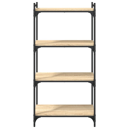 vidaXL Libreria 4 Ripiani Rovere Sonoma 60x30x120 cm Legno Multistrato