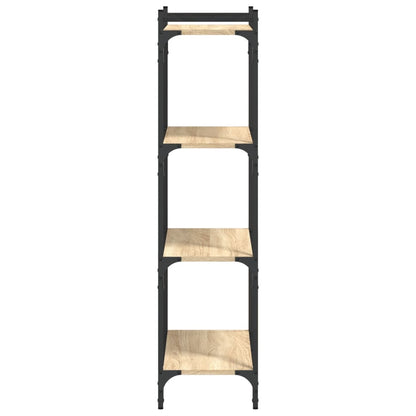 vidaXL Libreria 4 Ripiani Rovere Sonoma 60x30x120 cm Legno Multistrato