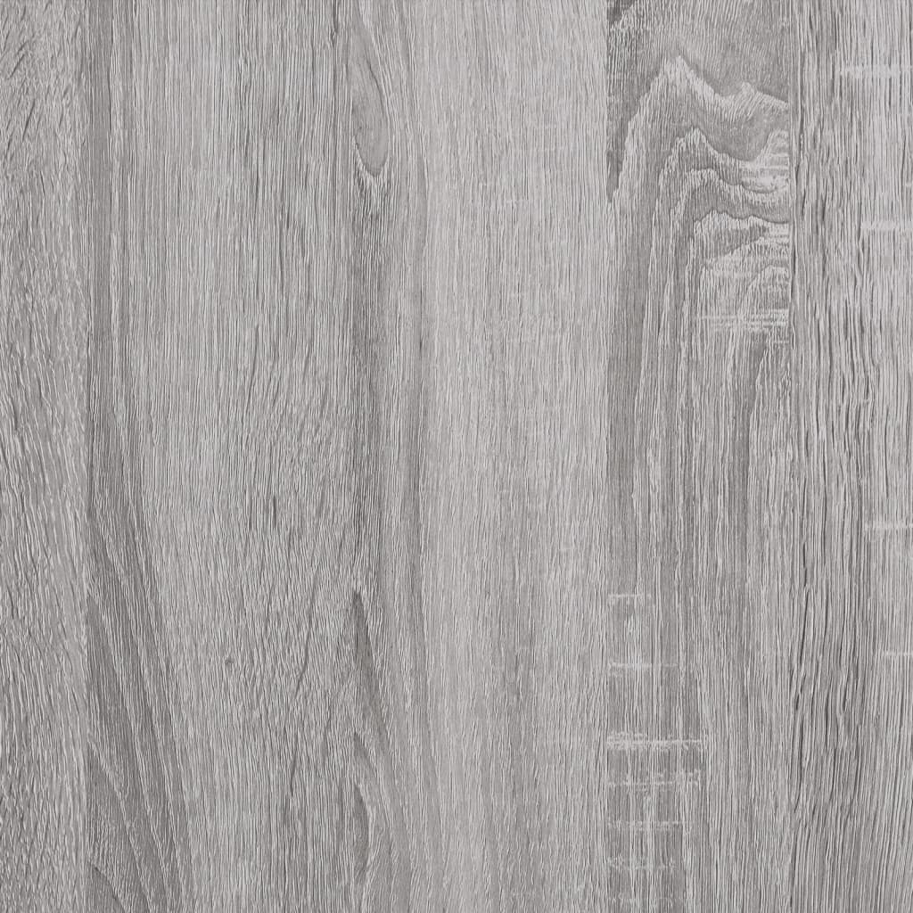 vidaXL Libreria 4 Ripiani Grigio Sonoma 60x30x120cm Legno Multistrato VIDAXL