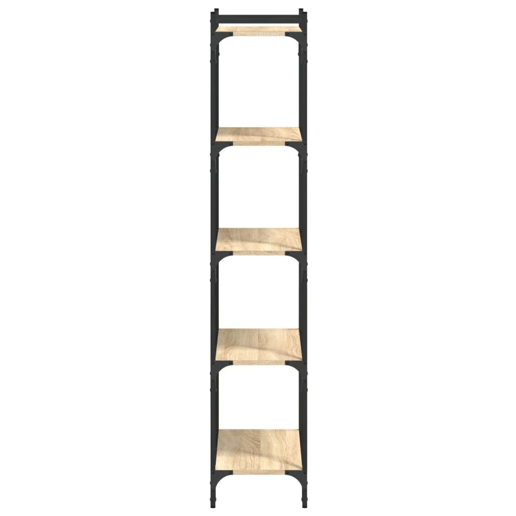 vidaXL Libreria 5 Ripiani Rovere Sonoma 60x30x154 cm Legno Multistrato