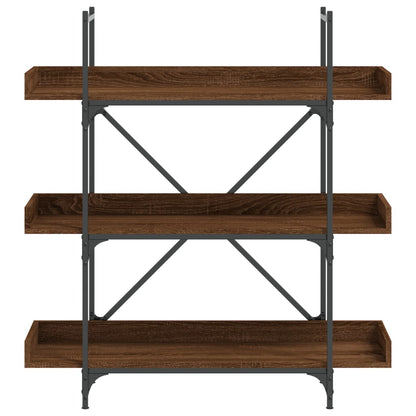 vidaXL Libreria 3Ripiani Rovere Marrone 100x33x108,5 Legno Multistrato