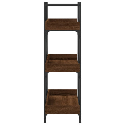 vidaXL Libreria 3Ripiani Rovere Marrone 100x33x108,5 Legno Multistrato