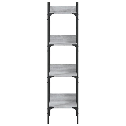 vidaXL Libreria 4Ripiani Grigio Sonoma 35x30x138,5cm Legno Multistrato