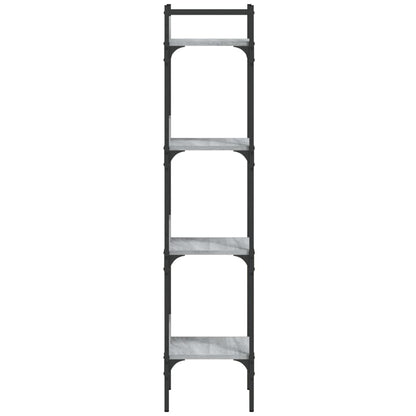 vidaXL Libreria 4Ripiani Grigio Sonoma 35x30x138,5cm Legno Multistrato