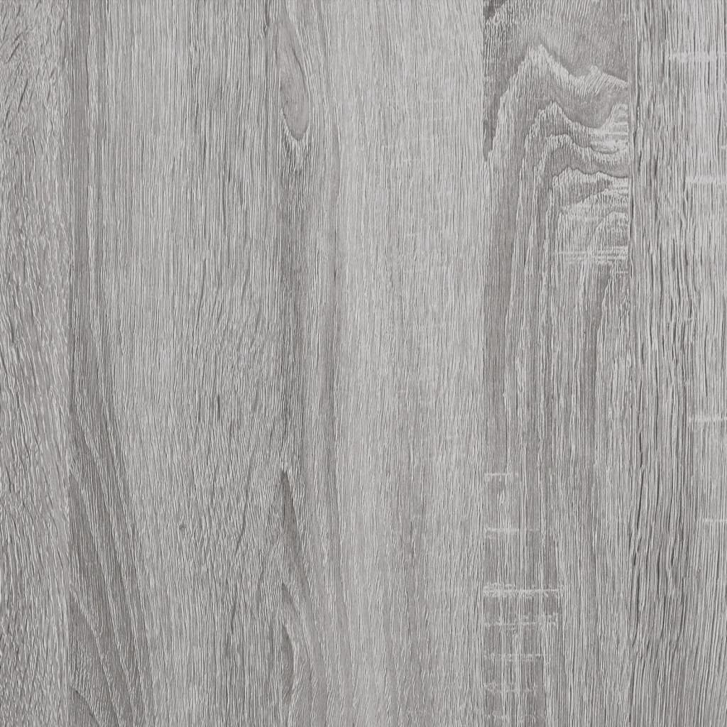 vidaXL Libreria 4Ripiani Grigio Sonoma 35x30x138,5cm Legno Multistrato