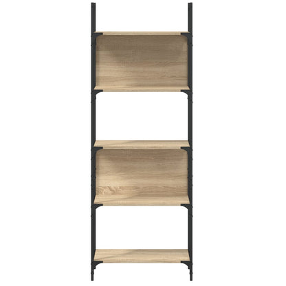 vidaXL Libreria 5Ripiani Rovere Sonoma 60,5x24x166,5 Legno Multistrato
