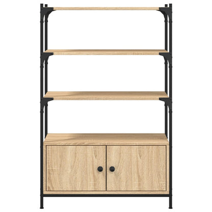 vidaXL Libreria 3Ripiani Rovere Sonoma 70x30x109,5cm Legno Multistrato