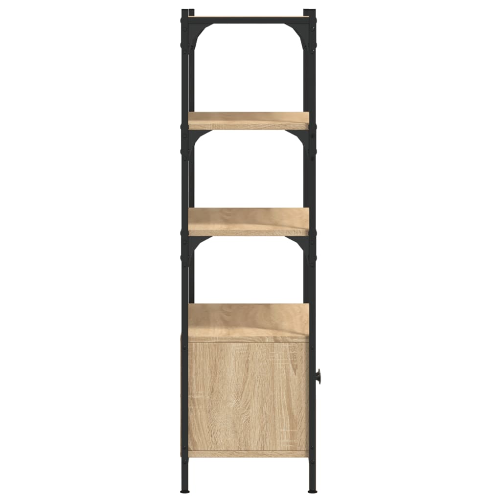 vidaXL Libreria 3Ripiani Rovere Sonoma 70x30x109,5cm Legno Multistrato