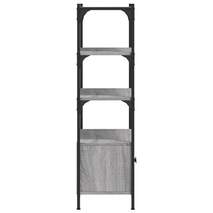 vidaXL Libreria 3Ripiani Grigio Sonoma 70x30x109,5cm Legno Multistrato