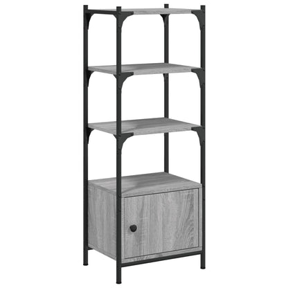 vidaXL Libreria 3Ripiani Grigio Sonoma 41x30x109,5cm Legno Multistrato