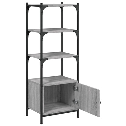 vidaXL Libreria 3Ripiani Grigio Sonoma 41x30x109,5cm Legno Multistrato