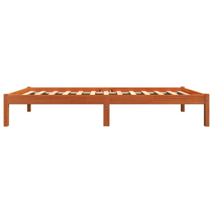 vidaXL Letto senza Materasso Marrone Cera 90x190 cm in Legno di Pino VIDAXL