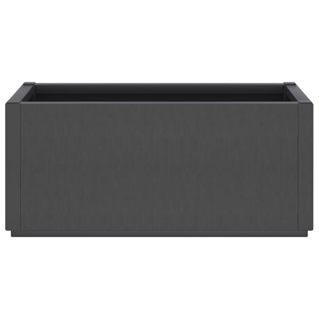 vidaXL Fioriera da Giardino Grigio Scuro 80x36x35 cm in PP VIDAXL