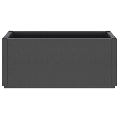vidaXL Fioriera da Giardino Grigio Scuro 80x36x35 cm in PP VIDAXL
