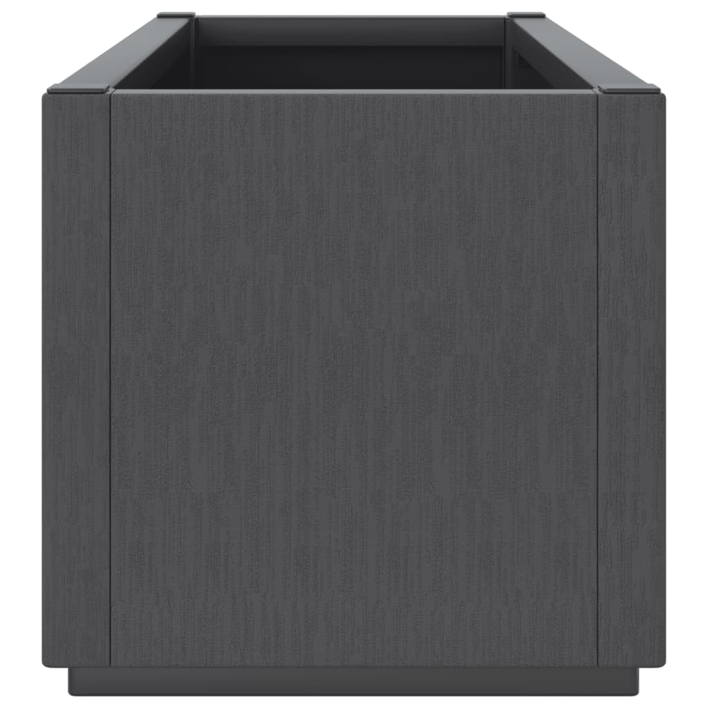 vidaXL Fioriera da Giardino Grigio Scuro 80x36x35 cm in PP VIDAXL