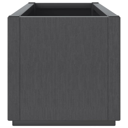 vidaXL Fioriera da Giardino Grigio Scuro 80x36x35 cm in PP VIDAXL