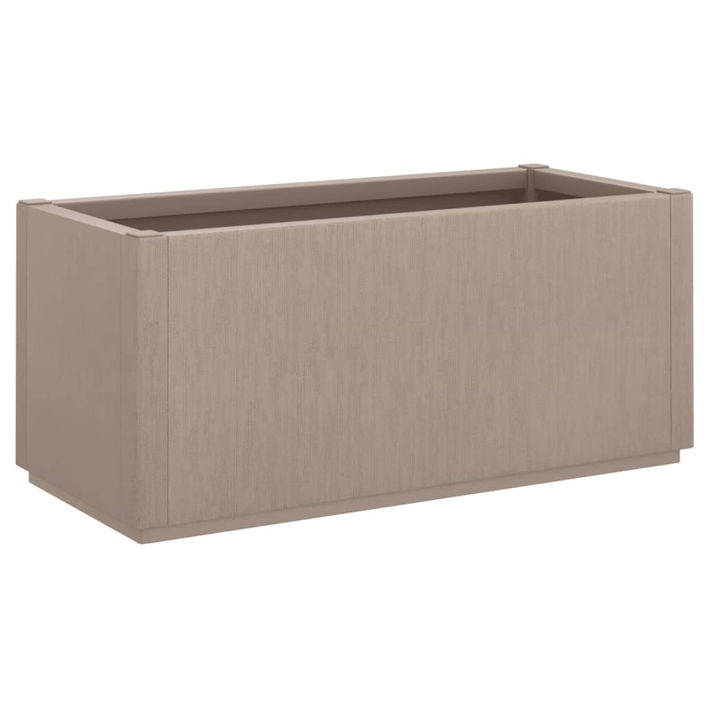 vidaXL Fioriera da Giardino Marrone Chiaro 80x36x35 cm in PP