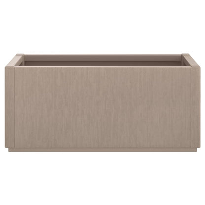 vidaXL Fioriera da Giardino Marrone Chiaro 80x36x35 cm in PP