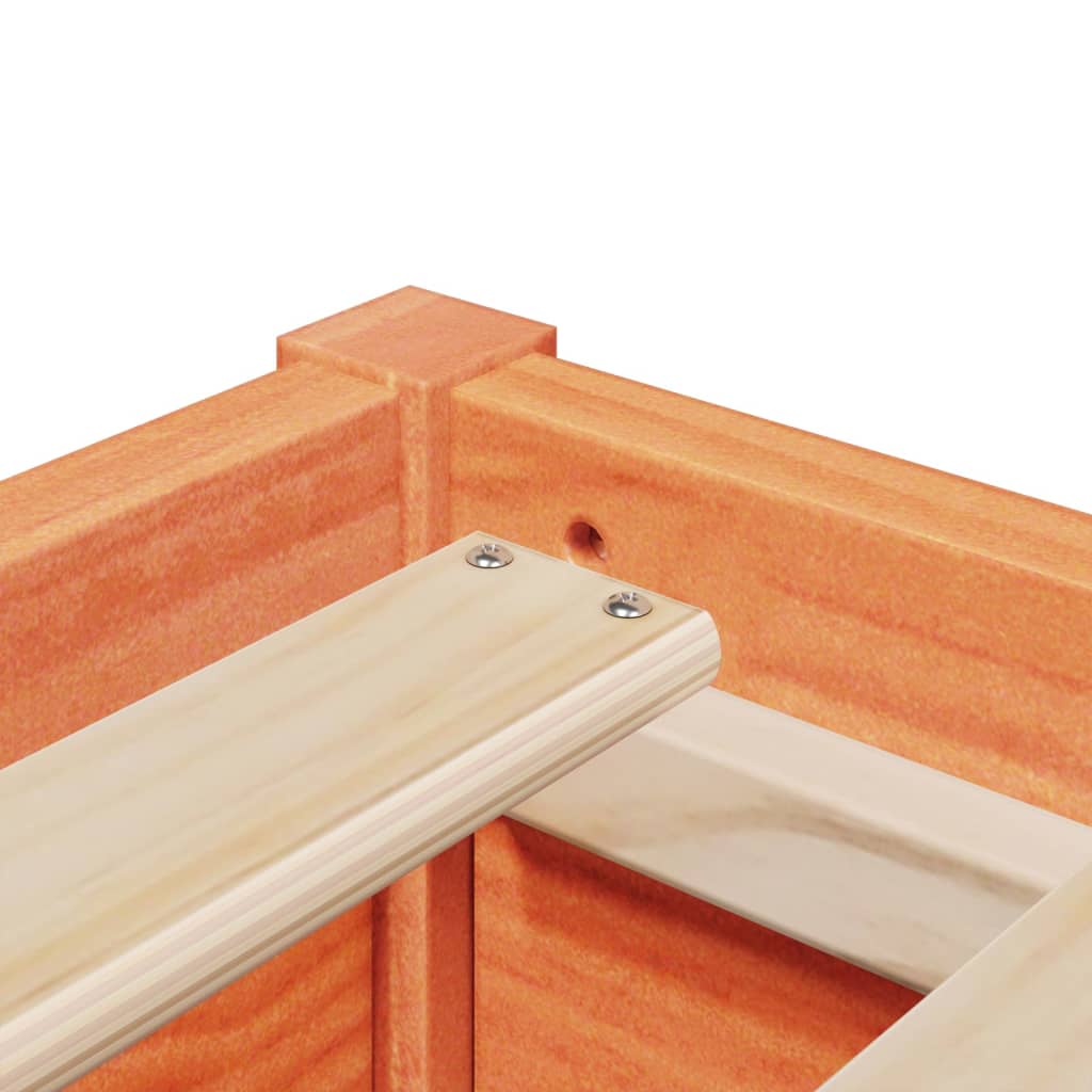 vidaXL Letto senza Materasso Marrone Cera 90x200 cm Legno di Pino VIDAXL