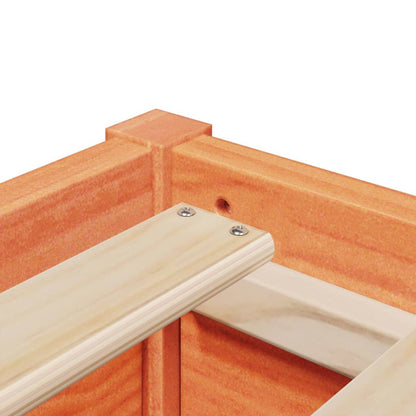 vidaXL Letto senza Materasso Marrone Cera 90x200 cm Legno di Pino VIDAXL