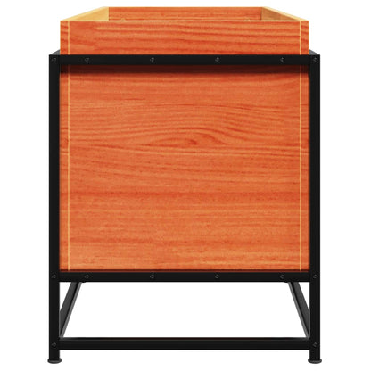 vidaXL Fioriera Giardino Marrone Cera 100x40x50 cm Legno Massello Pino VIDAXL