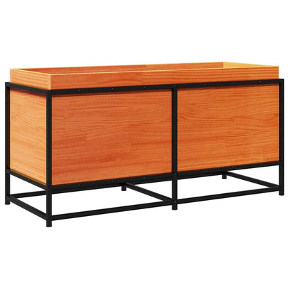 vidaXL Fioriera Giardino Marrone Cera 100x40x50 cm Legno Massello Pino VIDAXL
