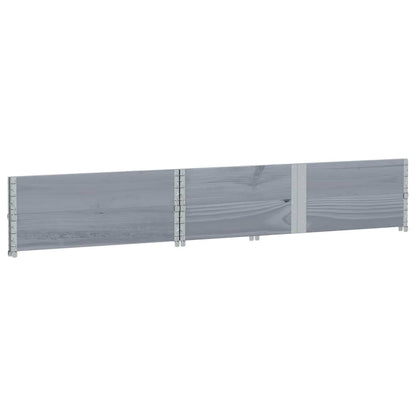 vidaXL Fioriera da Giardino Grigia 150x100 cm Legno Massello di Pino VIDAXL