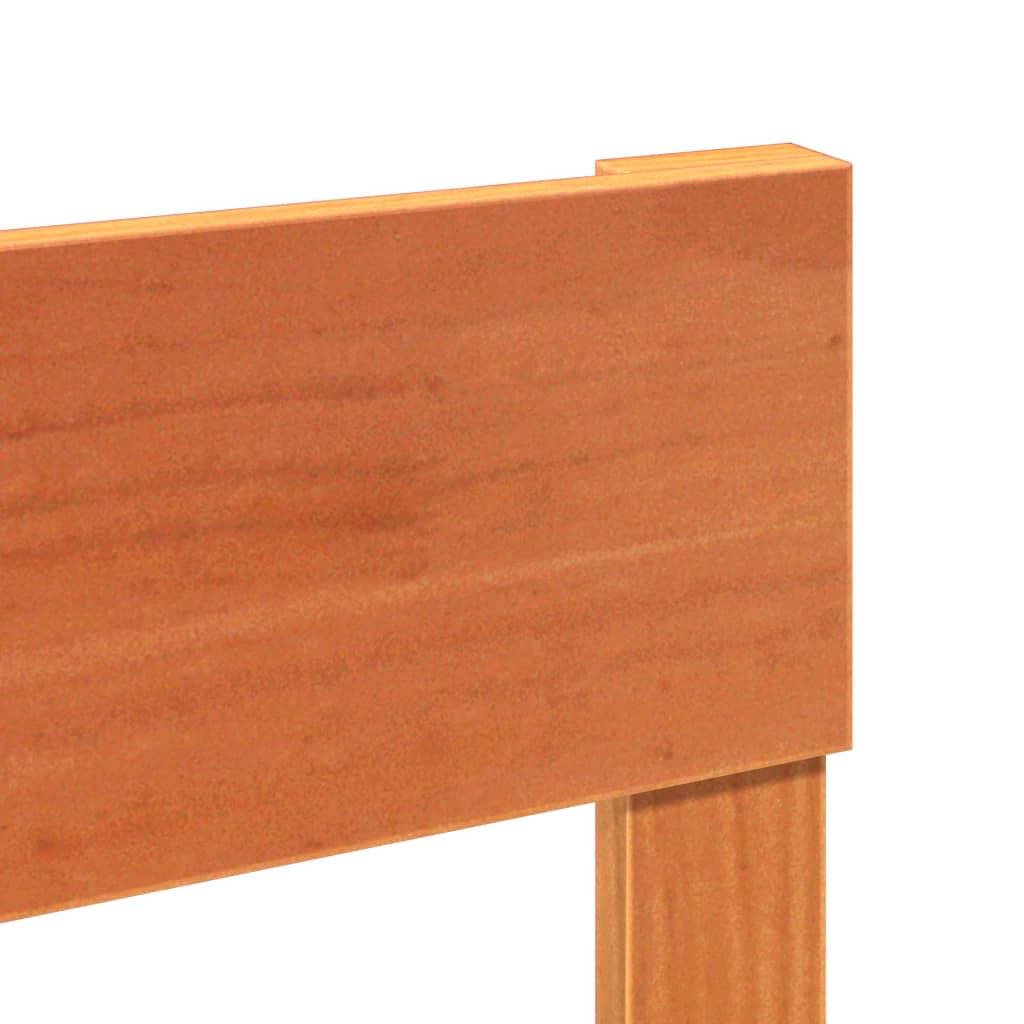 vidaXL Letto senza Materasso Marrone Cera 90x200 cm Legno di Pino VIDAXL