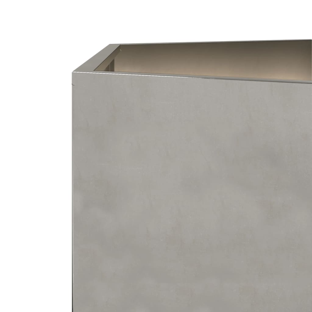 vidaXL Fioriera da Giardino Esagono 69x60x45 cm in Acciaio Inox VIDAXL