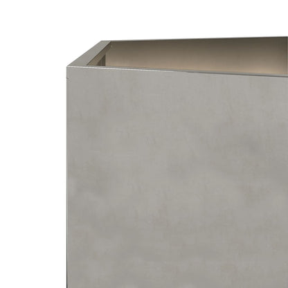 vidaXL Fioriera da Giardino Esagono 69x60x45 cm in Acciaio Inox VIDAXL
