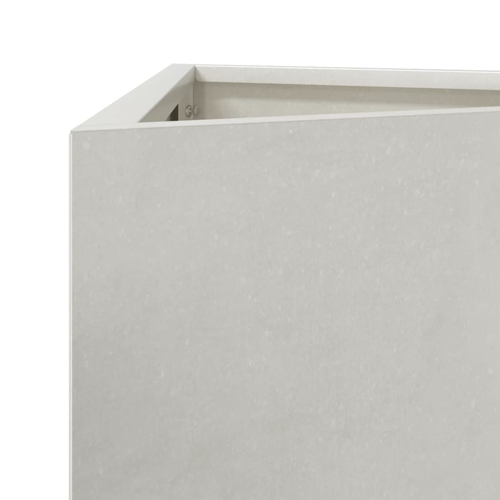 vidaXL Fioriera da Giardino Triangolare 50x43x75 cm in Acciaio Inox VIDAXL