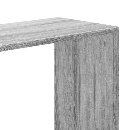 vidaXL Libreria 5 Ripiani Grigio Sonoma 80,5x23,5x162,5cm Multistrato