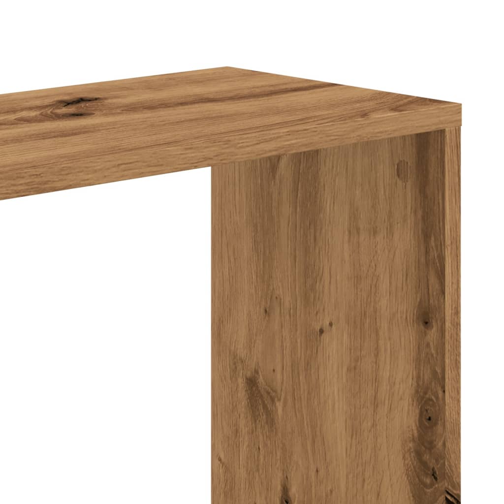 vidaXL Libreria 5 Piani Rovere Artigianale 80,5x23,5x162,5 Multistrato VIDAXL
