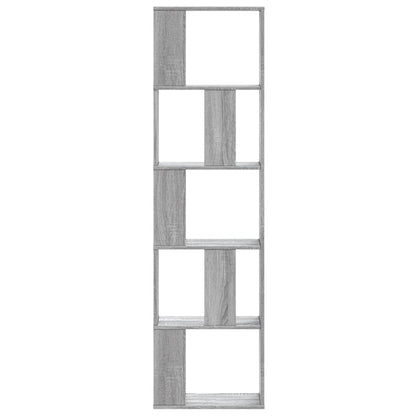 vidaXL Libreria 5Ripiani Grigio Sonoma 45x23,5x162,5 Legno Multistrato VIDAXL