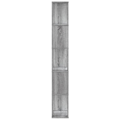 vidaXL Libreria 5Ripiani Grigio Sonoma 45x23,5x162,5 Legno Multistrato VIDAXL