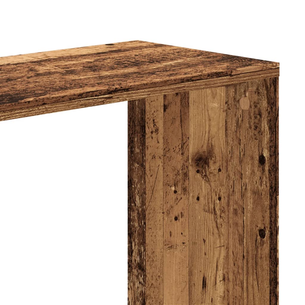 vidaXL Libreria 5 Ripiani Legno Vecchio 45x23,5x162,5cm Multistrato VIDAXL