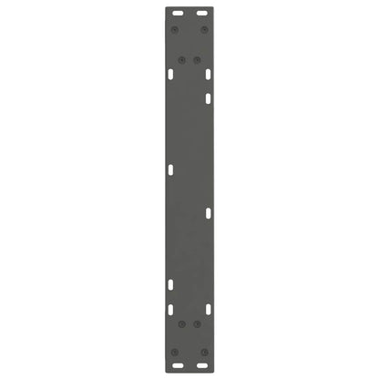 vidaXL Gambe Tavolo Pranzo a V 3 pz Antracite 70x(72-73,3)cm Acciaio