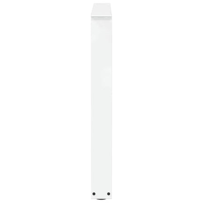 vidaXL Gambe per Tavolo Pranzo a V 3 pz Bianco 90x(72-73,3)cm Acciaio