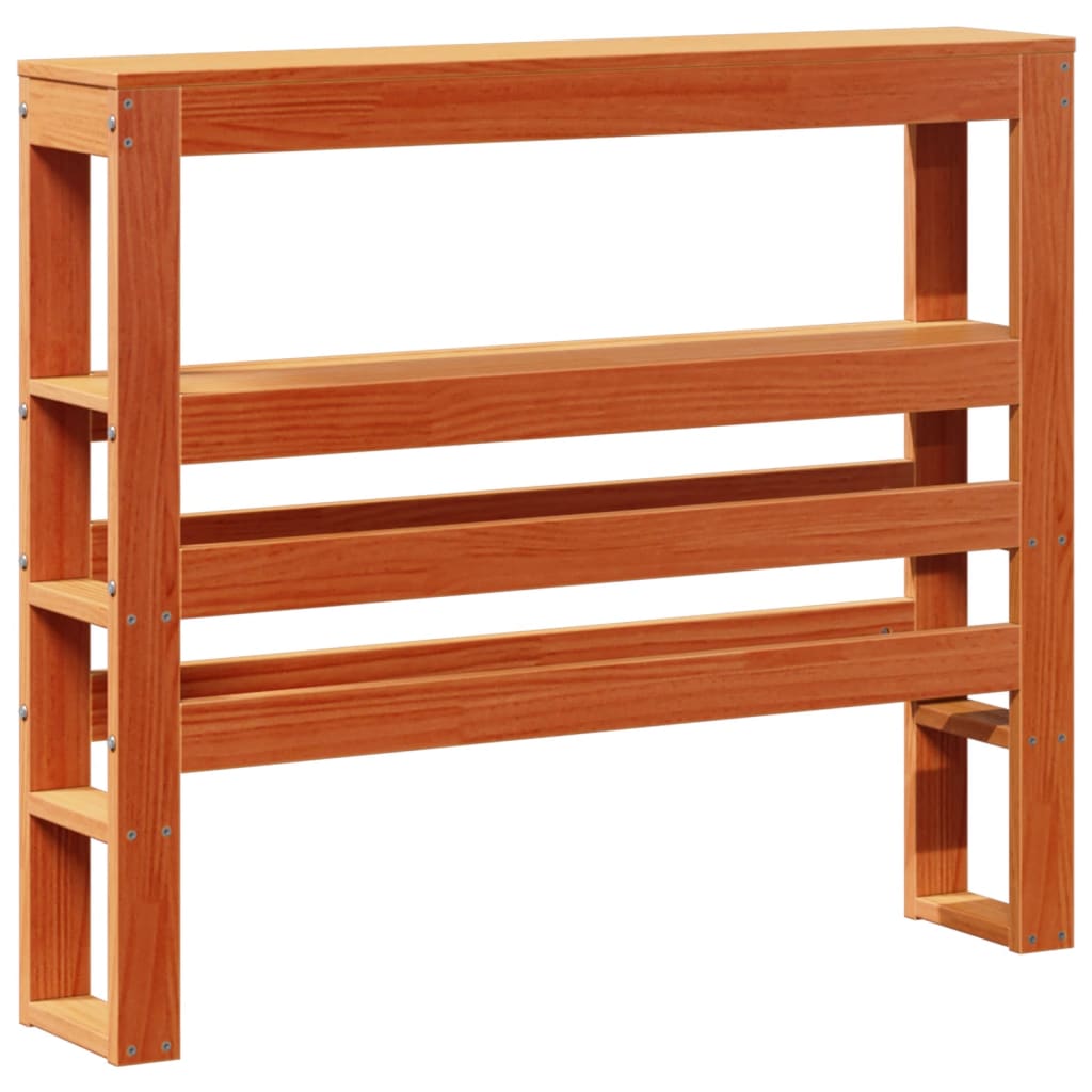 vidaXL Letto senza Materasso Marrone Cera 90x200 cm Legno di Pino VIDAXL