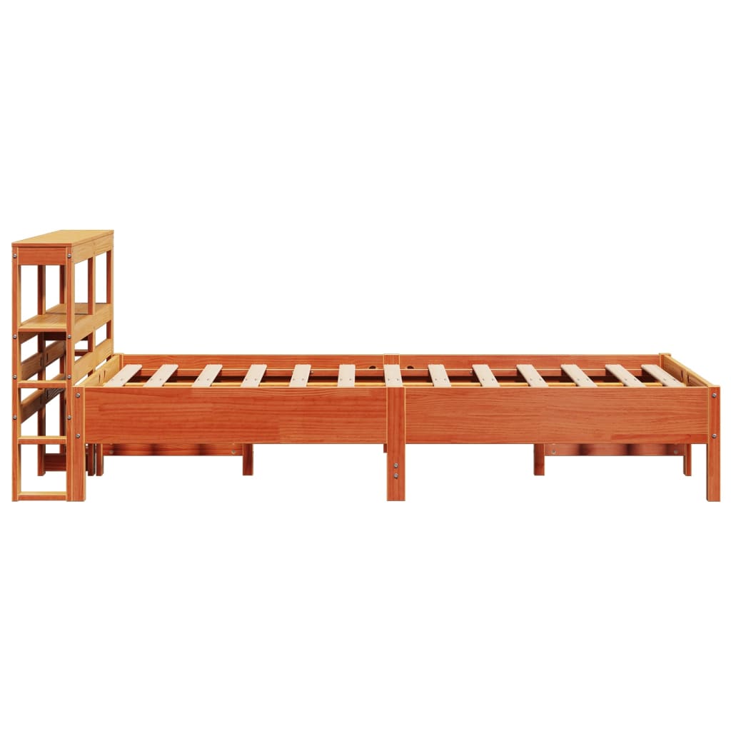 vidaXL Letto senza Materasso Marrone Cera 90x200 cm Legno di Pino VIDAXL