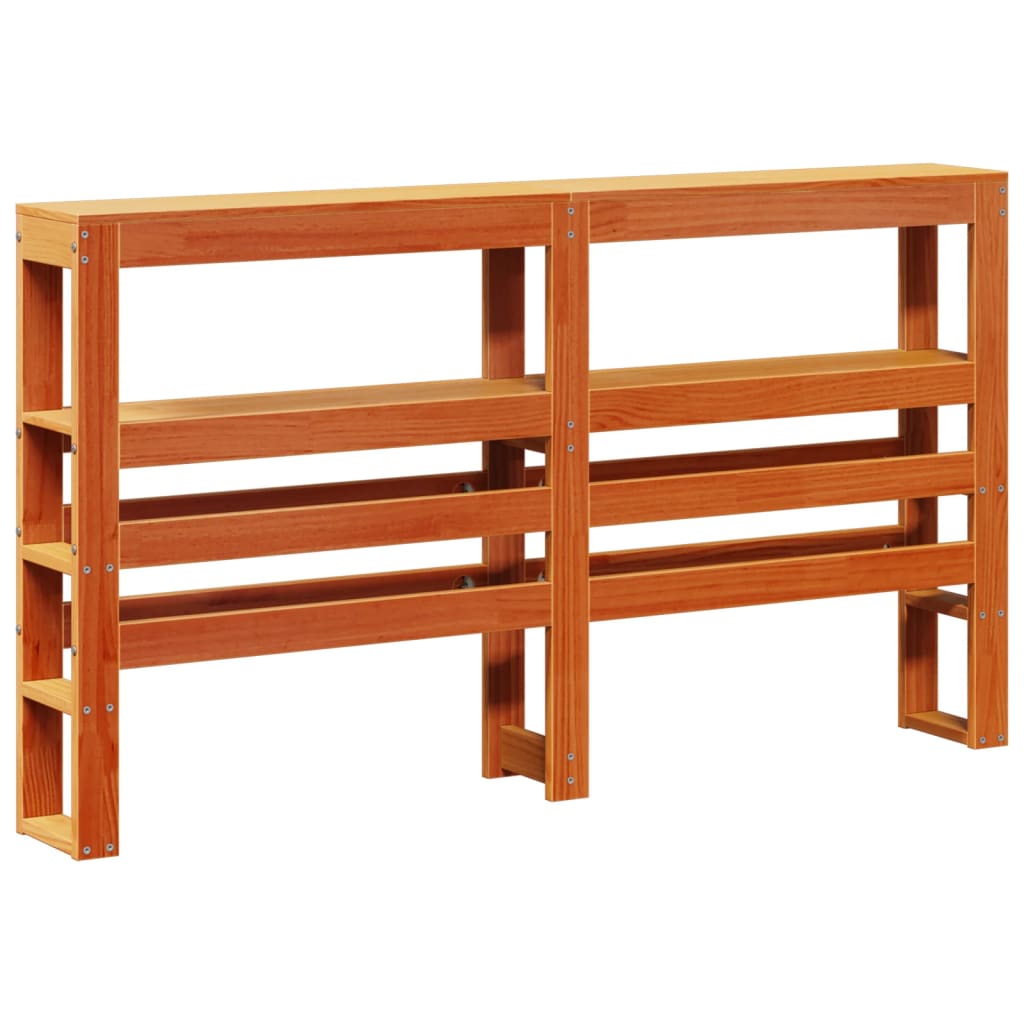 vidaXL Letto senza Materasso Marrone Cera 90x200 cm Legno di Pino VIDAXL
