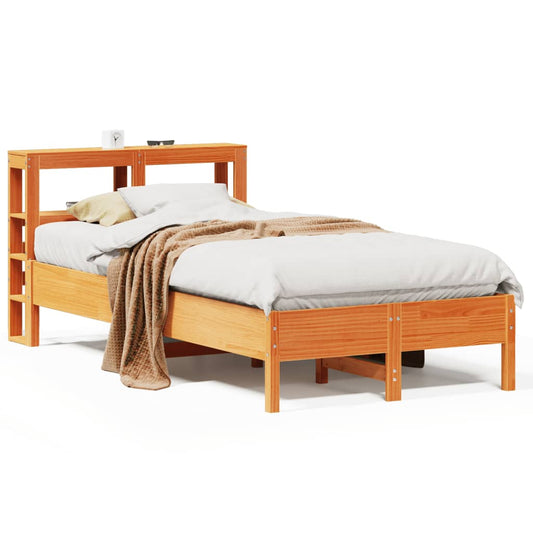 vidaXL Letto senza Materasso Marrone Cera 90x200 cm Legno di Pino VIDAXL