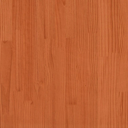 vidaXL Letto senza Materasso Marrone Cera 90x200 cm Legno di Pino