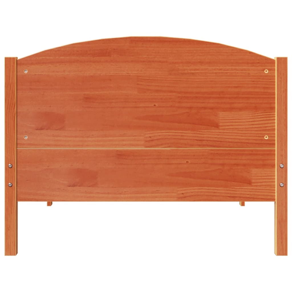 vidaXL Letto senza Materasso Marrone Cera 90x190 cm in Legno di Pino VIDAXL