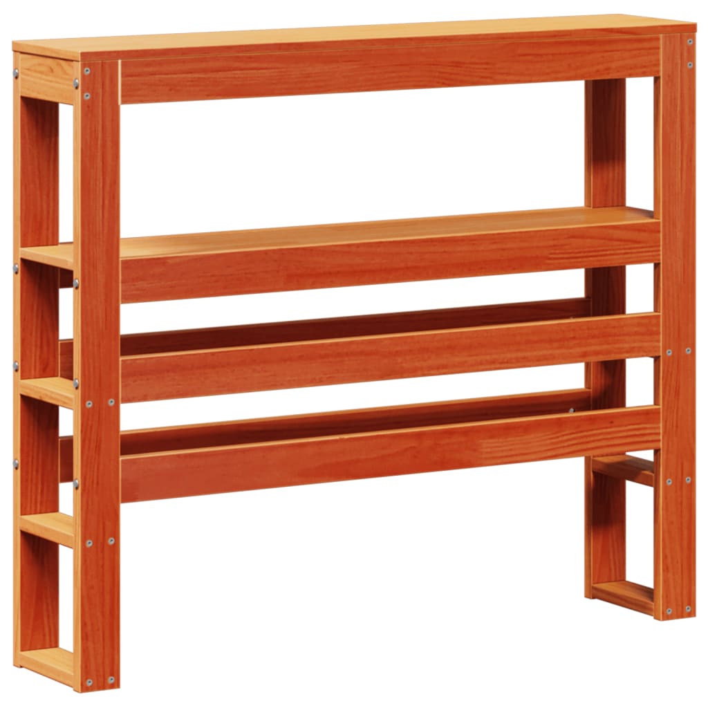 vidaXL Letto senza Materasso Marrone Cera 90x200 cm Legno di Pino VIDAXL