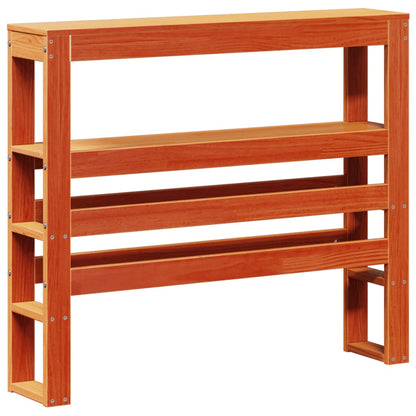 vidaXL Letto senza Materasso Marrone Cera 90x200 cm Legno di Pino VIDAXL