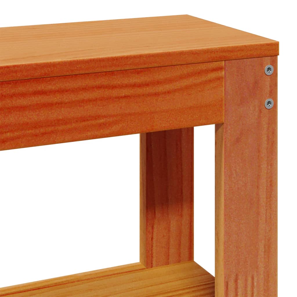 vidaXL Letto senza Materasso Marrone Cera 90x200 cm Legno di Pino VIDAXL